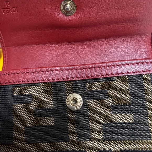 Vintage Zucca FF Logo Compact Wallet / Card Holder - Picture 6 of 11